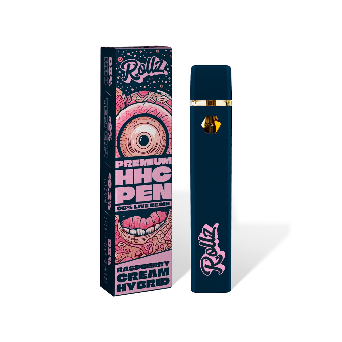 98% HHC Disposable Vape Raspberry cream 2ml