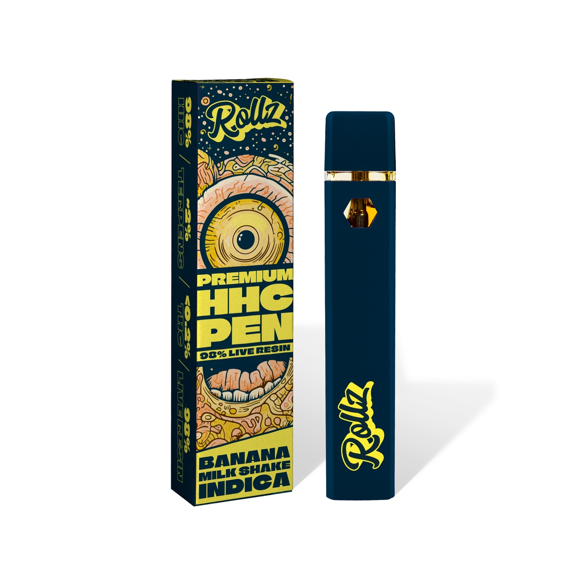 98% HHC Disposable Vape Banana Milkshake 2ml