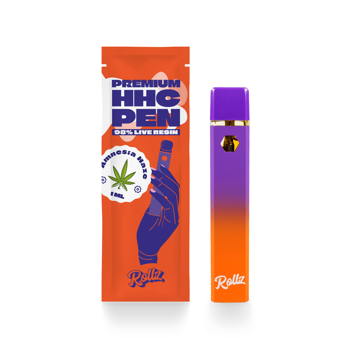 HHC Live Resin Disposable Vape Amnesia haze